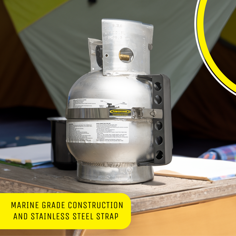 Load image into Gallery viewer, Gannett MARINE Bracket for 10 lb. Aluminum Propane Tank
