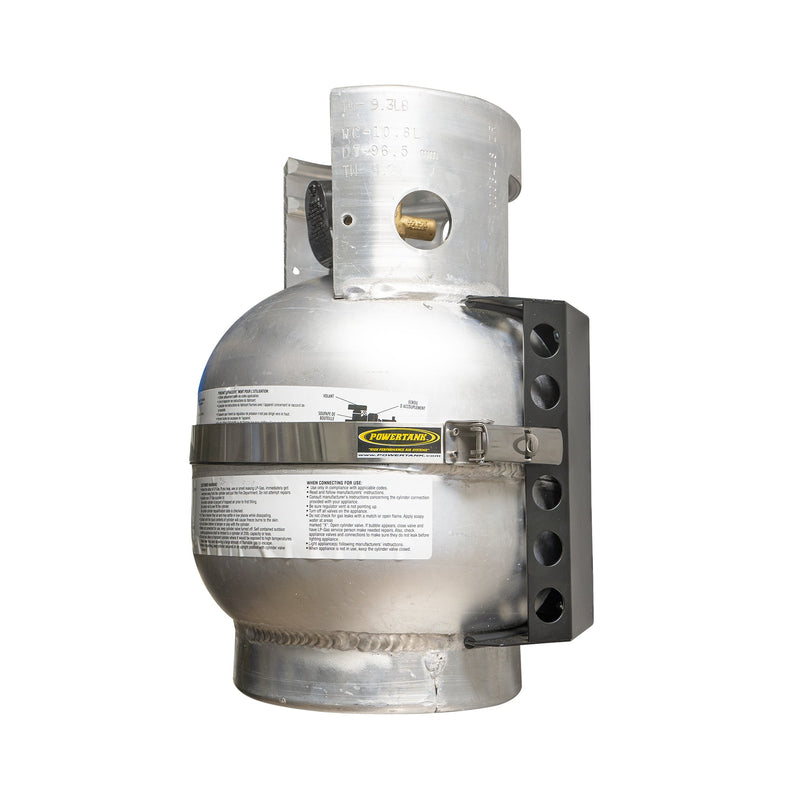 Load image into Gallery viewer, 10 lb. Aluminum Propane Tank and Bracket Combo!
