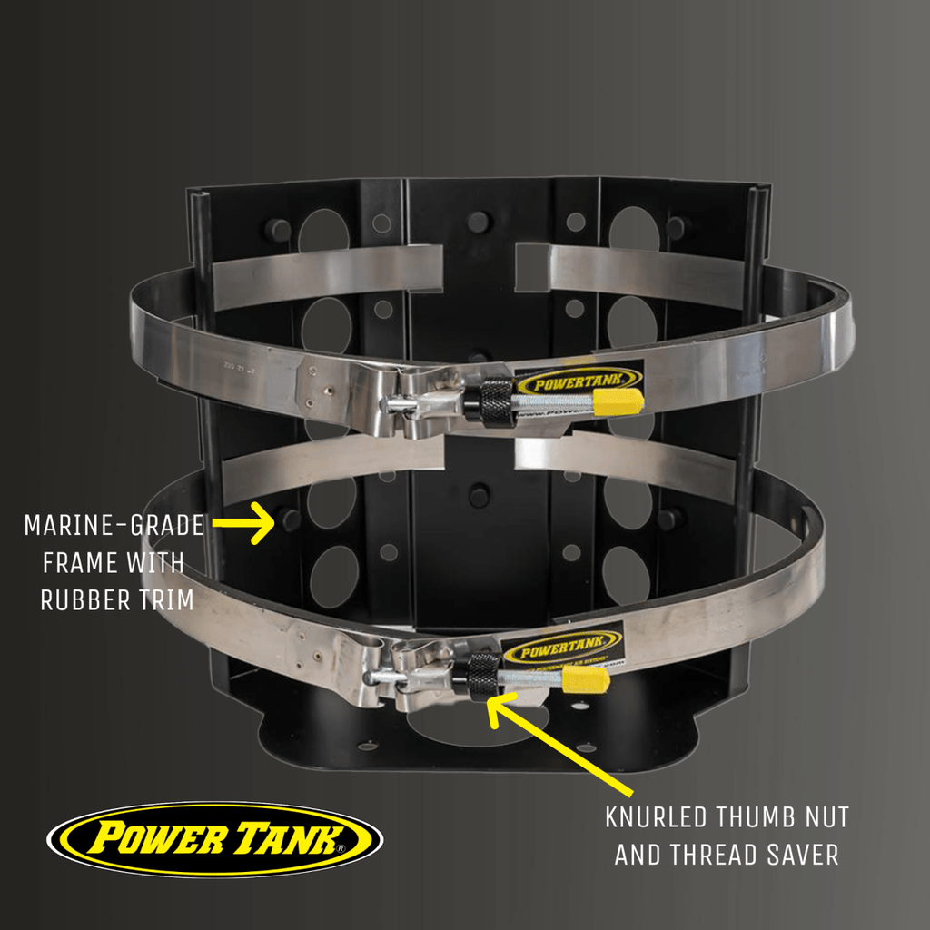 Foraker MARINE Bracket for 17 lb and 22 lb Viking Composite Propane Tank - Trail and Timber Co