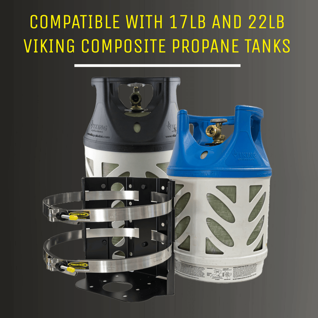 Foraker MARINE Bracket for 17 lb and 22 lb Viking Composite Propane Tank - Trail and Timber Co