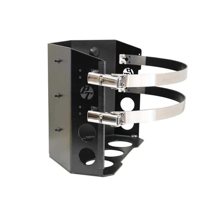 Load image into Gallery viewer, Shasta LOCKER Bracket for 20 lb steel and 17, 22 lb Viking propane tanks
