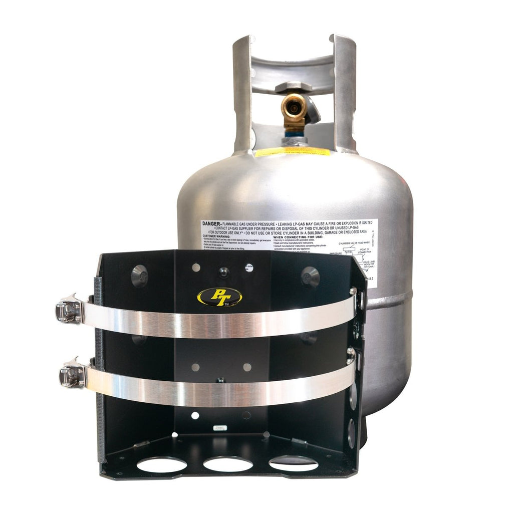 Shasta LOCKER Bracket for 20 lb steel and 17, 22 lb Viking propane tanks - Trail and Timber Co
