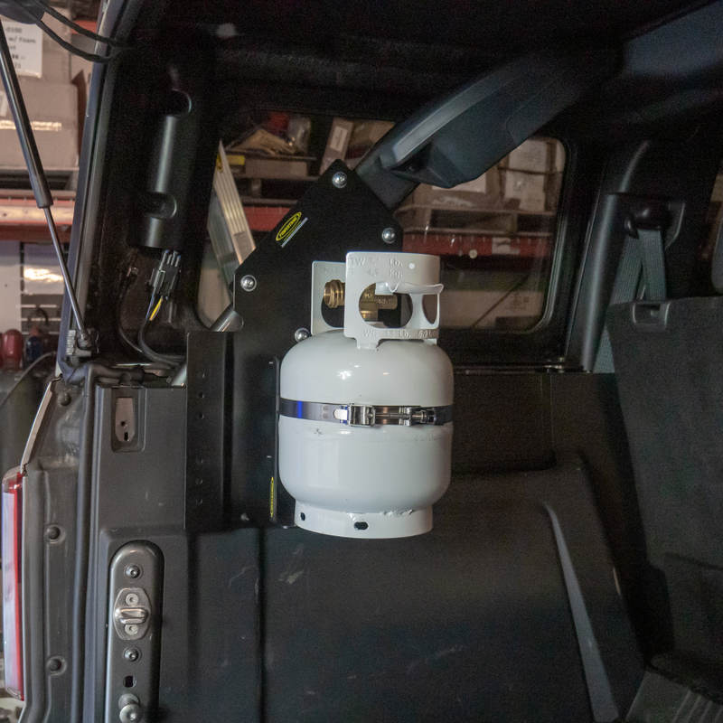 Load image into Gallery viewer, 4 Door Bronco Plate - Power Tank or Propane Tank mount (6th Gen 2021+)
