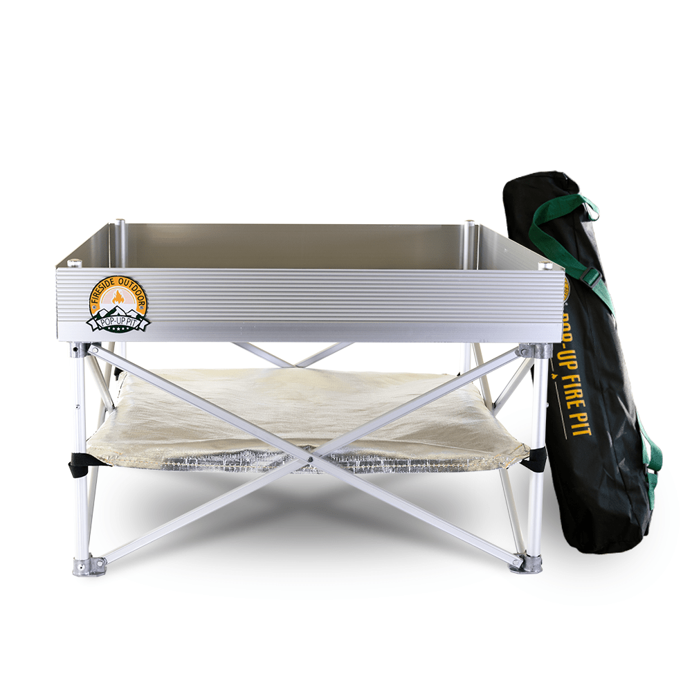 Pop - Up Fire Pit + Heat Shield (Bonus Pack) - Trail and Timber Co