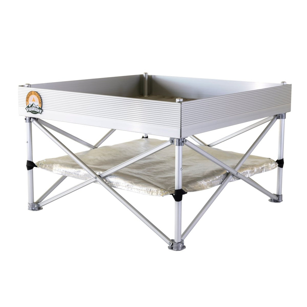 Fireside Outdoor Pop - Up Fire Pit & Heat Shield Bundle - Trail and Timber Co