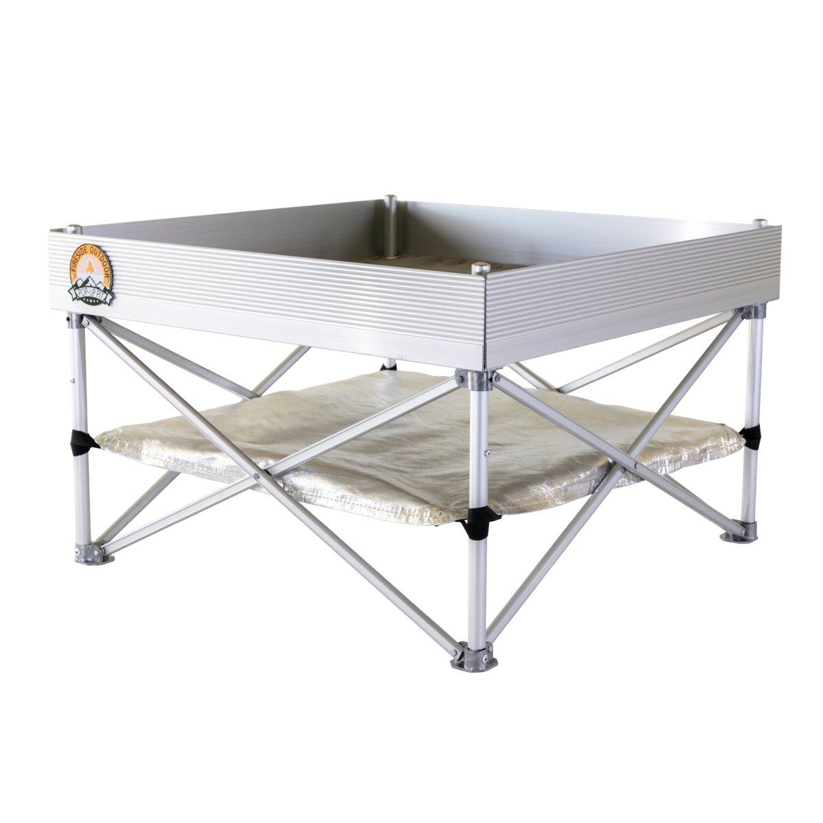 Fireside Outdoor Pop - Up Fire Pit & Heat Shield Bundle - Trail and Timber Co