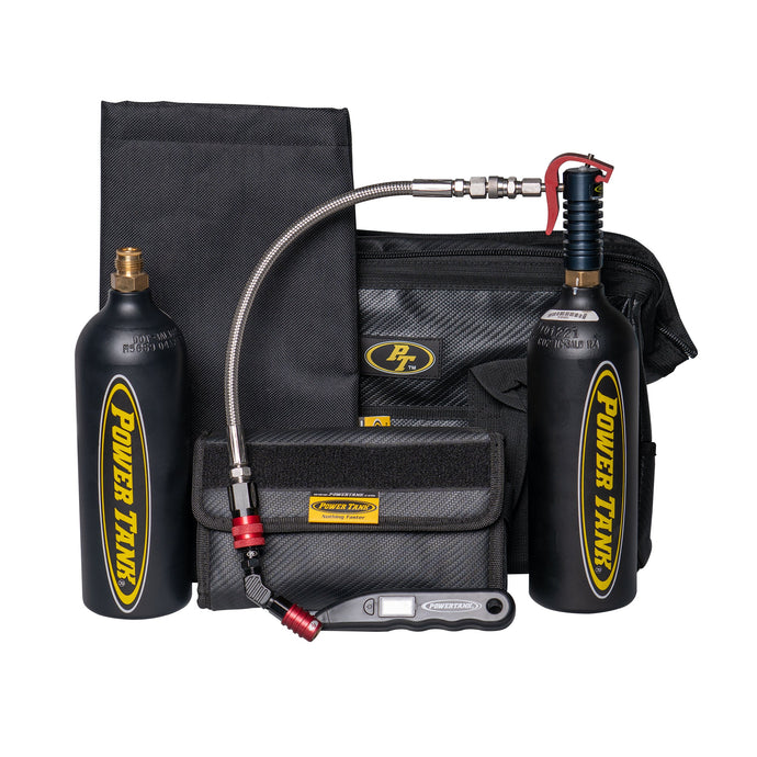 Crossover Tire Air-Up and Repair Kit with Mini Power Tank CO2 Air Source