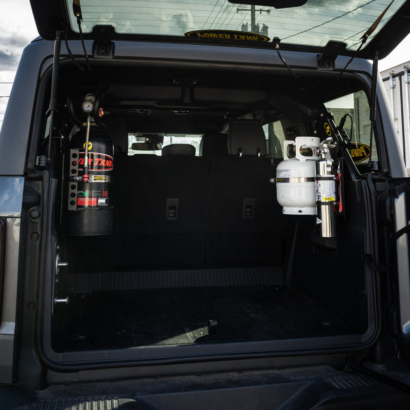 Load image into Gallery viewer, 4 Door Bronco Plate - Power Tank or Propane Tank mount (6th Gen 2021+)
