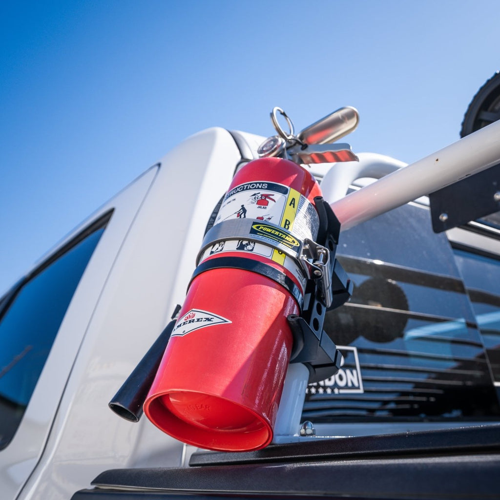 Fire Extinguisher Bracket - 5 lb ABC Fire Extinguisher - Trail and Timber Co