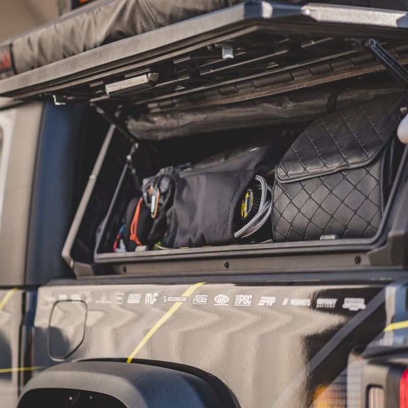 Load image into Gallery viewer, Gold Bar Pouch for Power Shot or Tire Inflator - Mobile Off-road Adventure Bag
