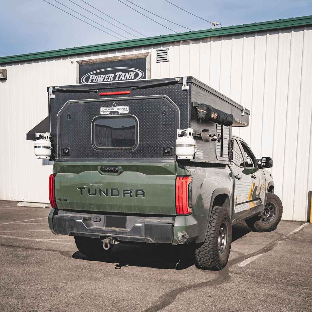 Four Wheel Camper Mount for 5 lb propane tank bracket - Trail and Timber Co