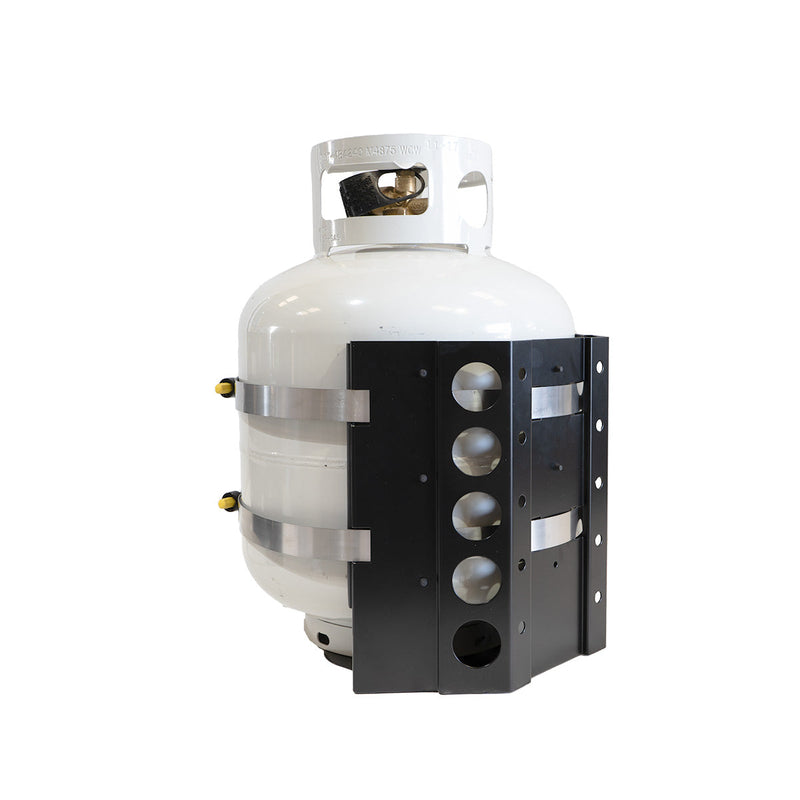 Load image into Gallery viewer, Sumatra MARINE Bracket for 20 lb. Steel BBQ Propane Tank

