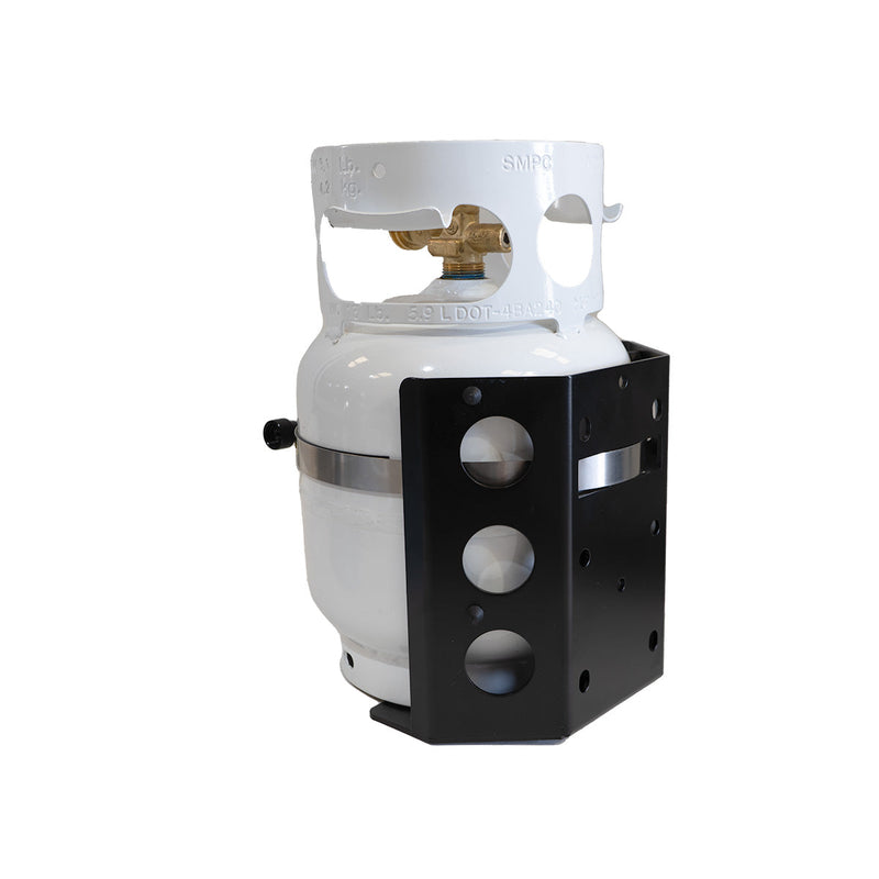 Load image into Gallery viewer, Whitney OG Bracket for 5 lb Steel Propane Tanks
