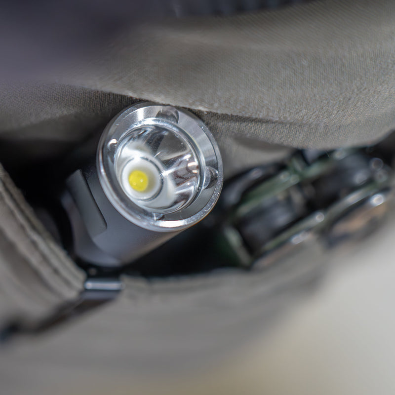 Load image into Gallery viewer, Power Light - Rechargeable flashlight with swivel head, magnet, clip, two brightness levels
