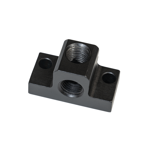 90 Degree Air Manifold with mounting holes - 1/4 FNPT Female threads - Trail and Timber Co