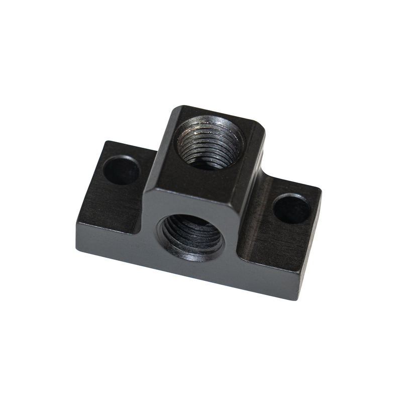 Load image into Gallery viewer, 90 Degree Air Manifold with mounting holes - 1/4 FNPT Female threads
