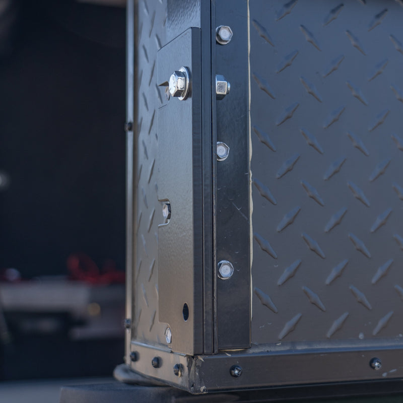 Load image into Gallery viewer, Four Wheel Camper Mount for 5 lb propane tank bracket
