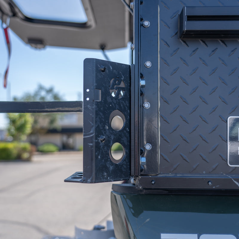 Load image into Gallery viewer, Four Wheel Camper Mount for 5 lb propane tank bracket
