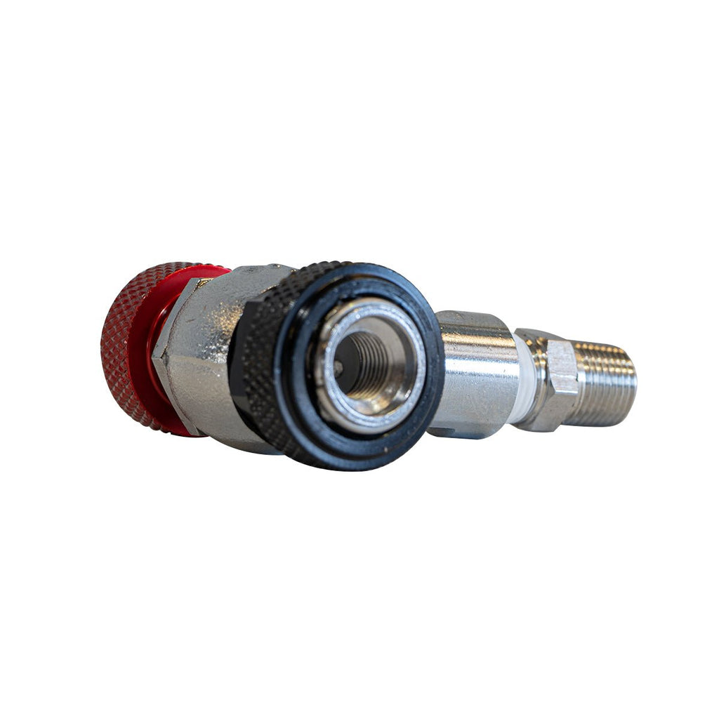 PT Shock Chuck™ - No Air Loss Tire and Shock chuck for hi - pressure applications - 1000 psi WP - Trail and Timber Co