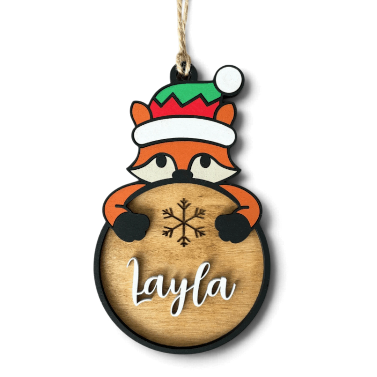 Fox Christmas ornament by Trail and Timber Co.