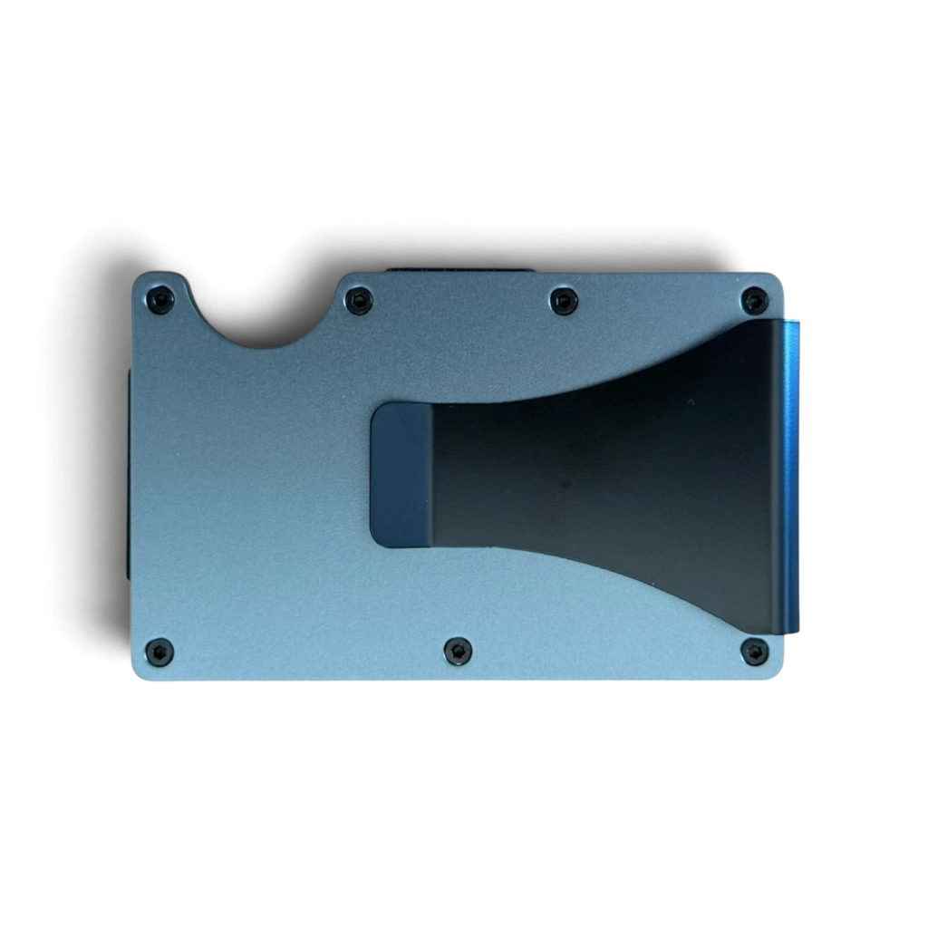 Minimalist Aluminum Wallet - Blue - Trail and Timber Co