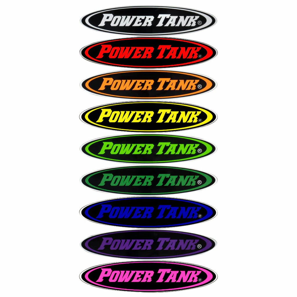 12 inch Colored Power Tank Decals - Trail and Timber Co