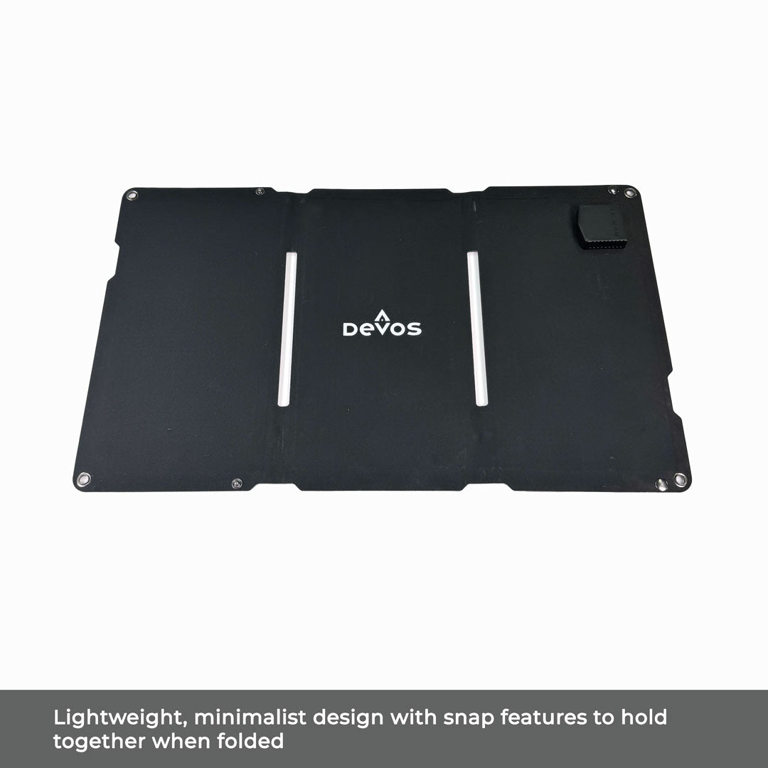30 Watt Minimalist 3 - panel Folding Solar Panel - Trail and Timber Co