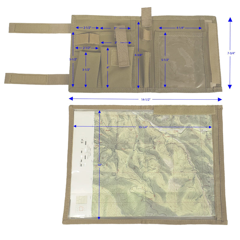 Load image into Gallery viewer, Navigation Case w/Protective Map Pouch for Military Hiking, Tactical, Outdoor Activities
