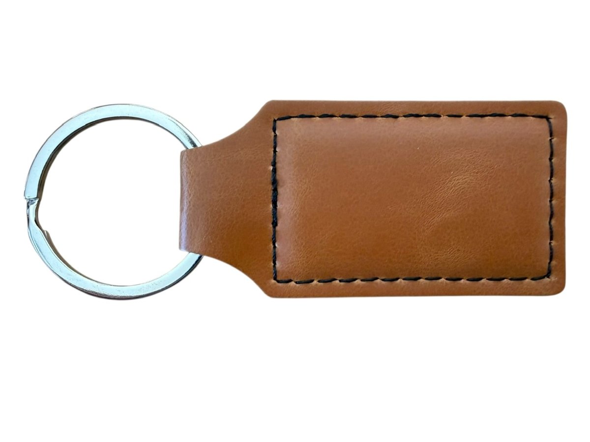 Walnut Leatherette Keychain - Trail and Timber Co