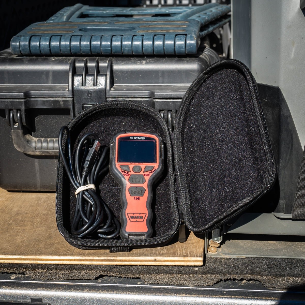 EVA Zippered Case Black Nylon Power Tank - Trail and Timber Co