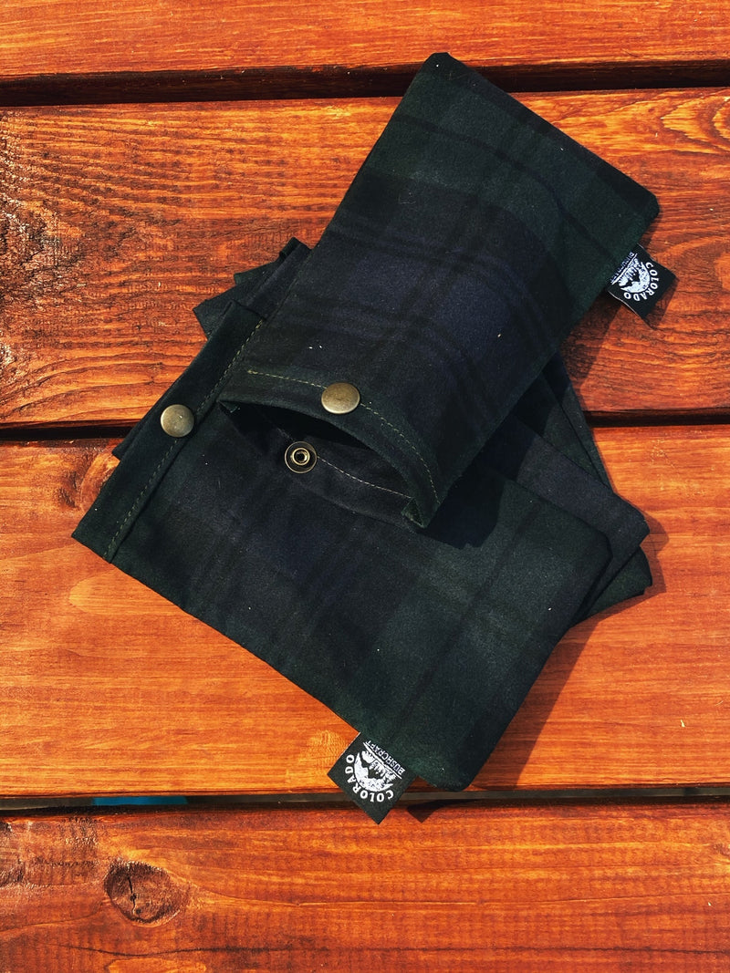 Load image into Gallery viewer, Set of Two Small Handmade Waxed Canvas Ditty Bags for Bushcraft Camping Outdoors (Various Colors)
