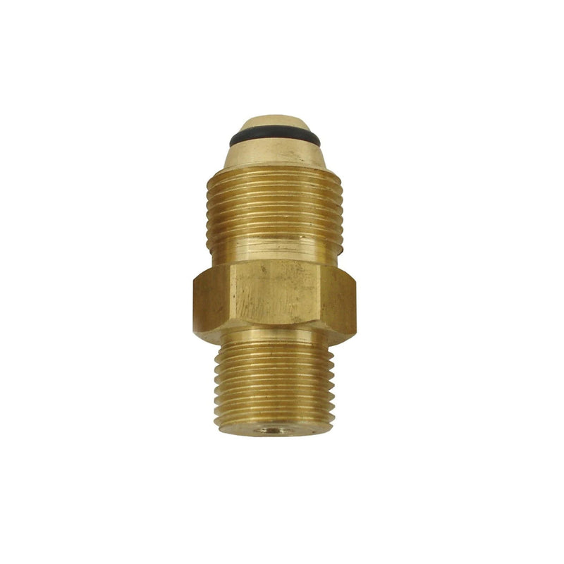 Load image into Gallery viewer, N2 male to CO2 male Adapter Brass
