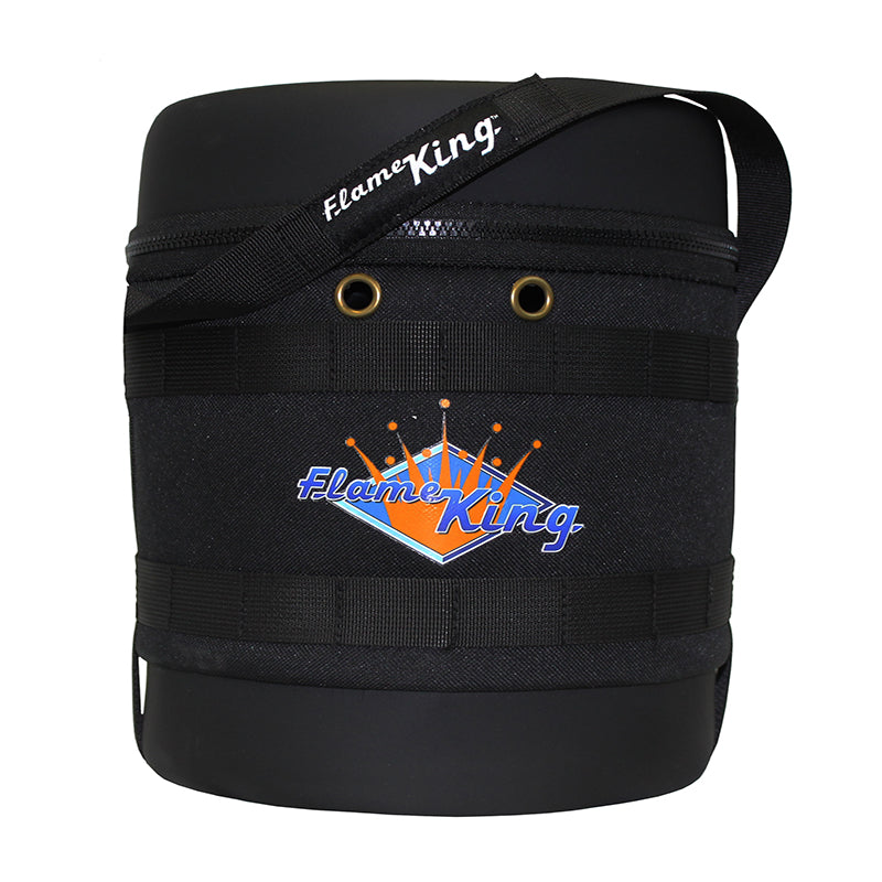 Load image into Gallery viewer, Flame King Propane Gas Hauler for 3lb Propane Tank Insulated Protective Carry Case
