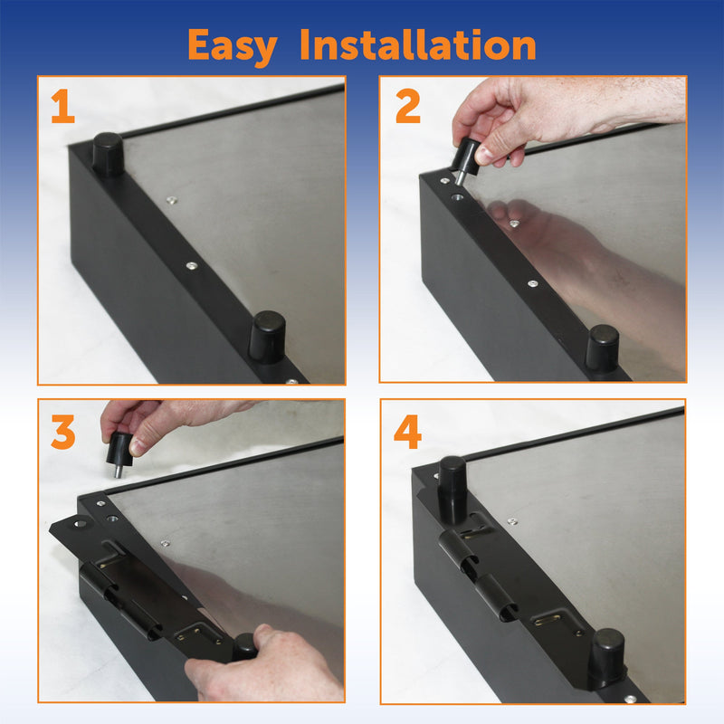 Load image into Gallery viewer, Flame King Bracket for Tabletop Griddles Connects via Leg Screws
