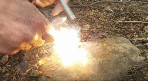 Load image into Gallery viewer, FireStorm™ Large 3/8&quot; Ferro Rod Fire Starter - Red Loop Lanyard
