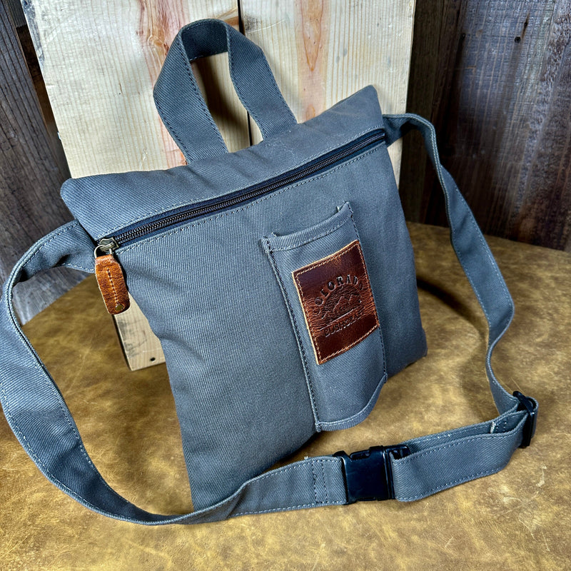 Load image into Gallery viewer, The Daytripper Waxed Canvas Bushcraft Hybrid Haversack / Messenger Bag
