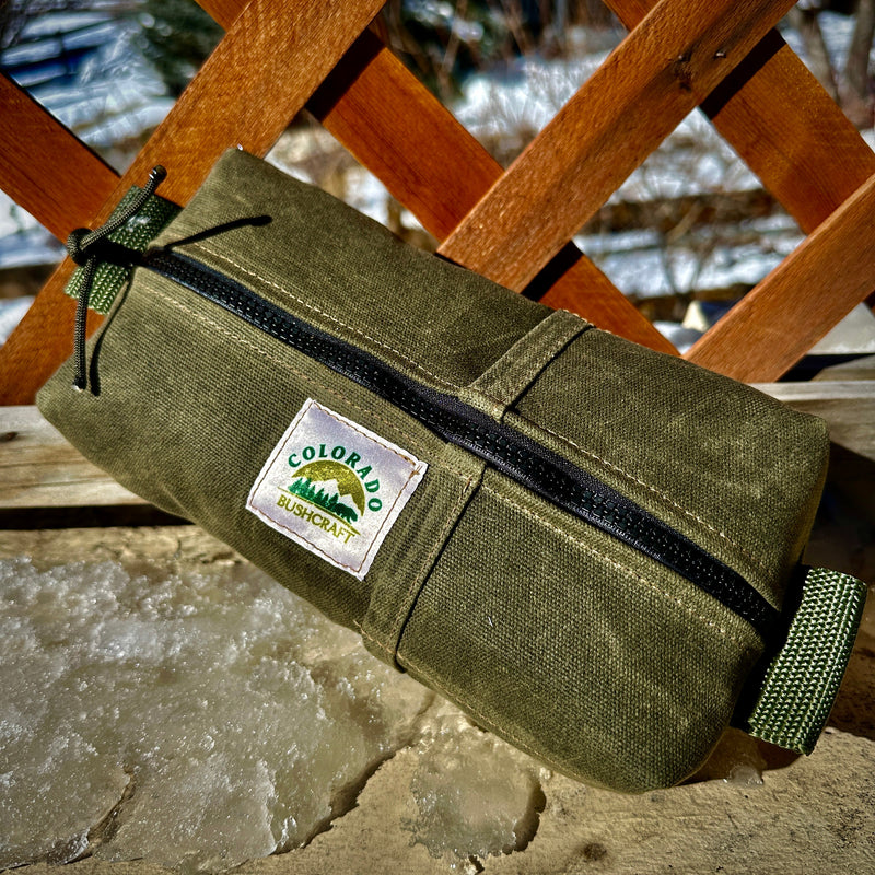 Load image into Gallery viewer, Wallaby Box Pouch Bushcraft Survival Camping Possibles Dopp Grooming (Various Colors)
