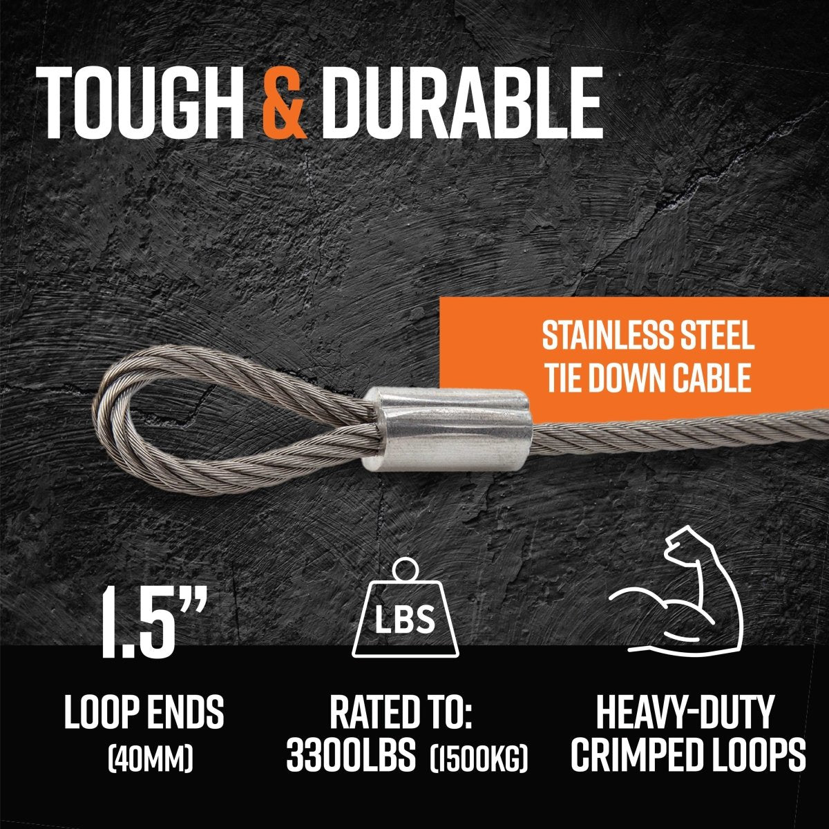 STAINLESS STEEL STRAP TIE DOWNS - Trail and Timber Co