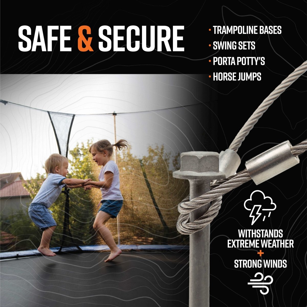 STAINLESS STEEL STRAP TIE DOWNS - Trail and Timber Co