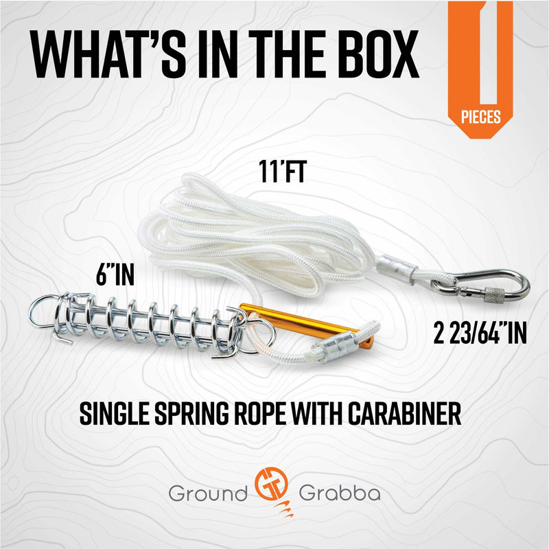 Load image into Gallery viewer, Spring Loaded Guy Rope Tie Downs
