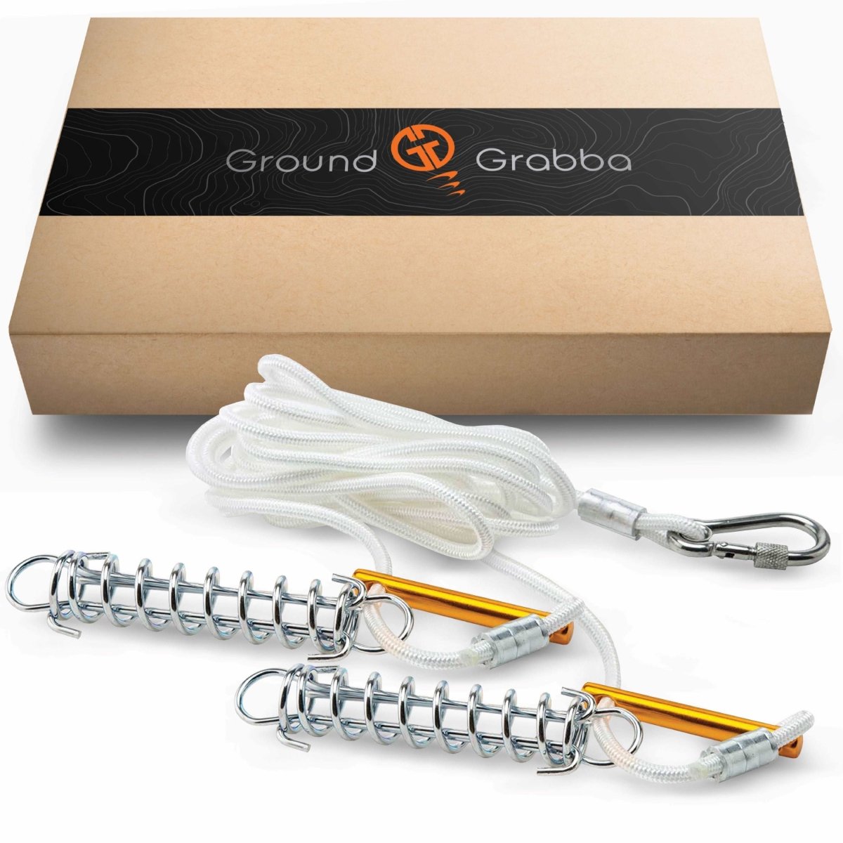 Spring Loaded Guy Rope Tie Downs - Trail and Timber Co