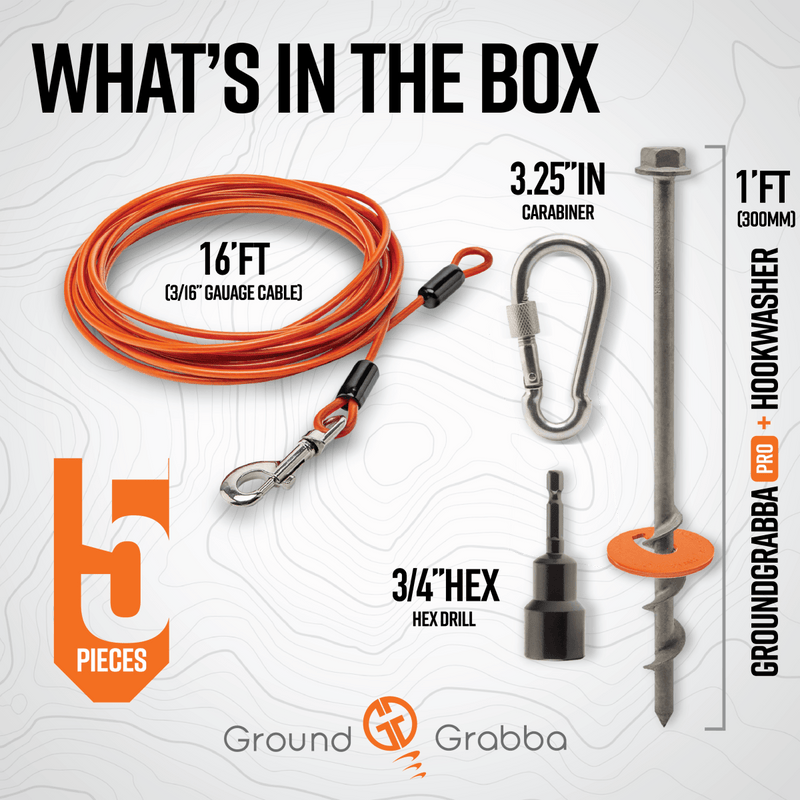 Load image into Gallery viewer, Grounded Paws Dog Tie Down Kit - Trail and Timber Co

