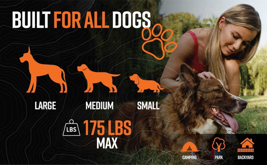 Dog Run Option for Grounded Paws Tie Down Kit - Trail and Timber Co