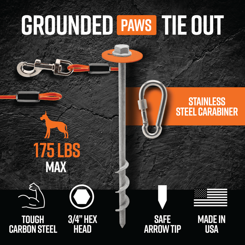 Load image into Gallery viewer, Grounded Paws Dog Tie Down Kit - Trail and Timber Co
