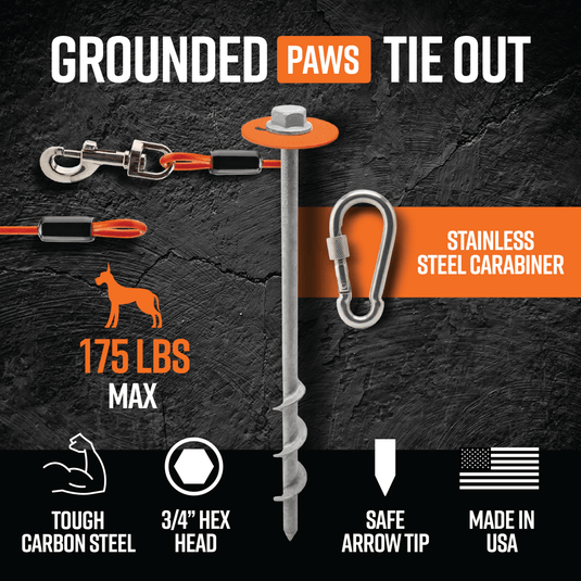 Grounded Paws Dog Tie Down Kit - Trail and Timber Co