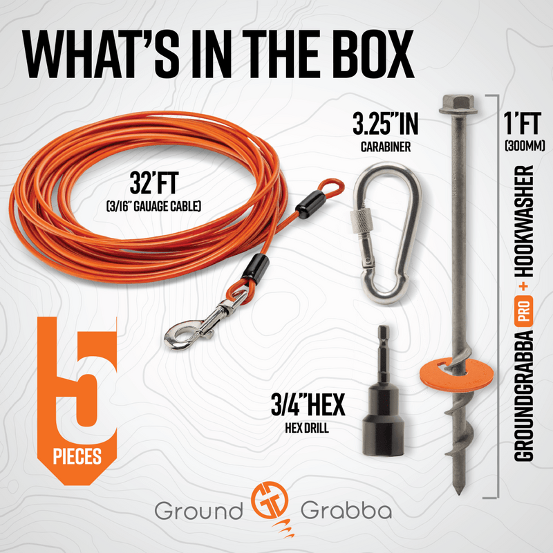 Load image into Gallery viewer, Grounded Paws Dog Tie Down Kit - Trail and Timber Co
