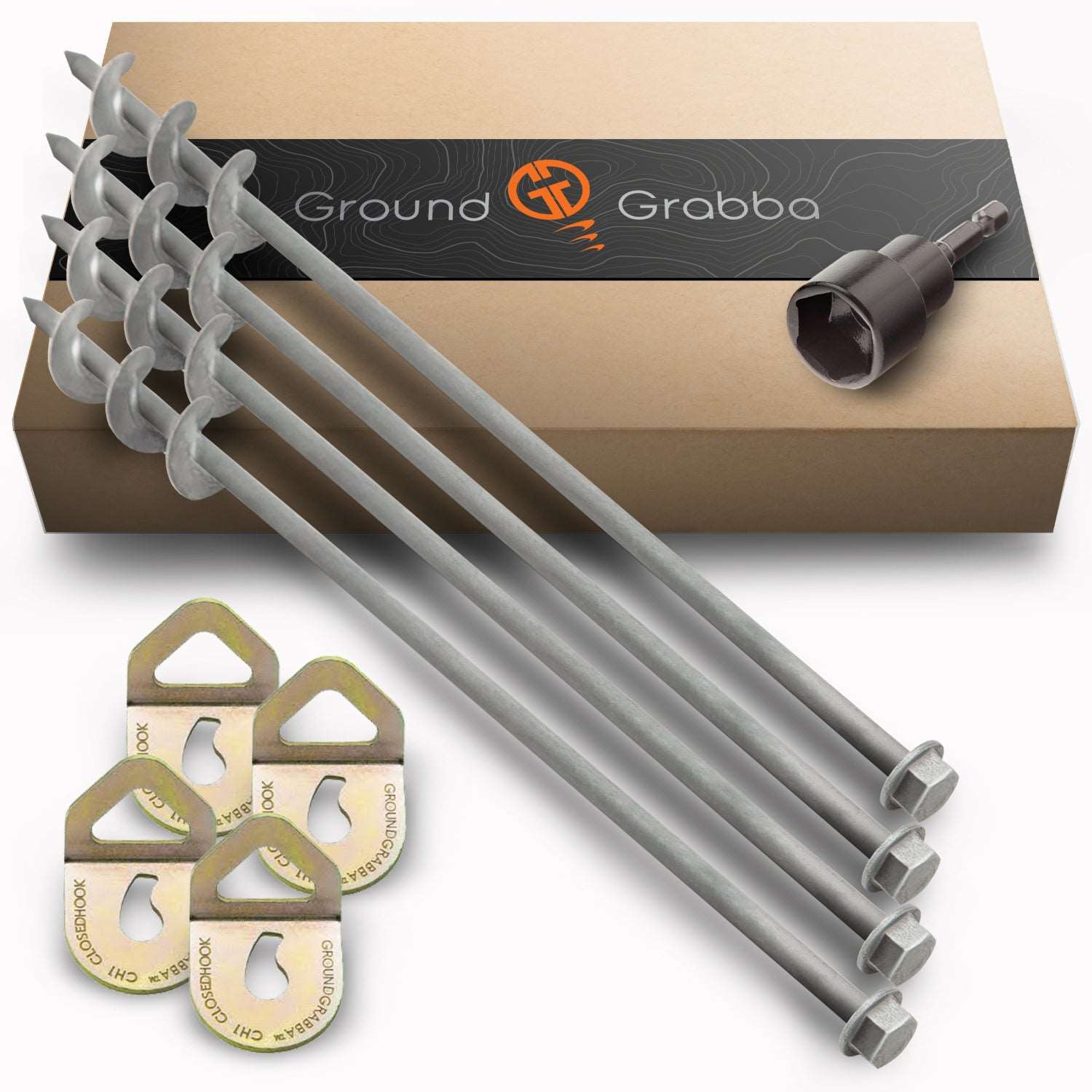 GroundGrabba Pro II Closed Hook Kits - Trail and Timber Co