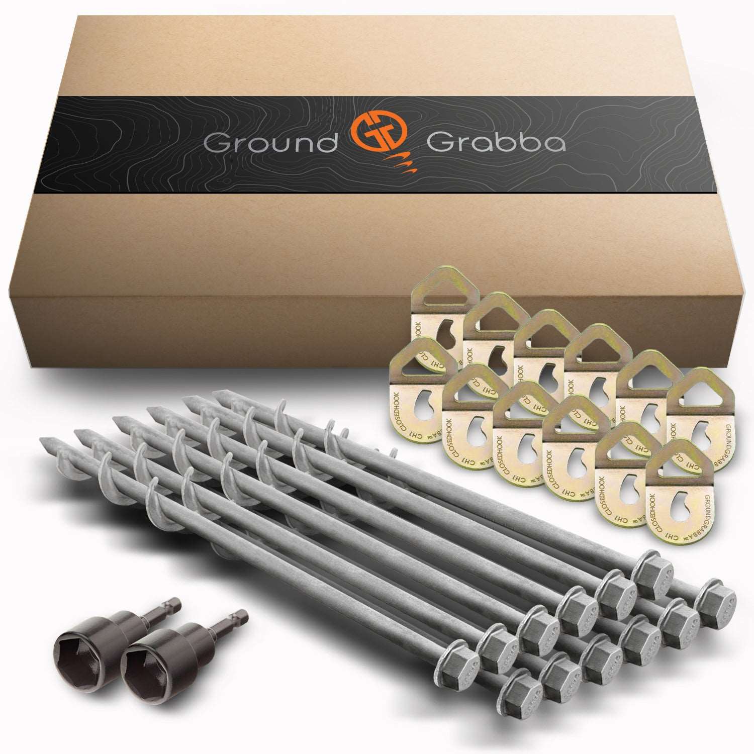GroundGrabba Pro Closed Hook Kits - Trail and Timber Co
