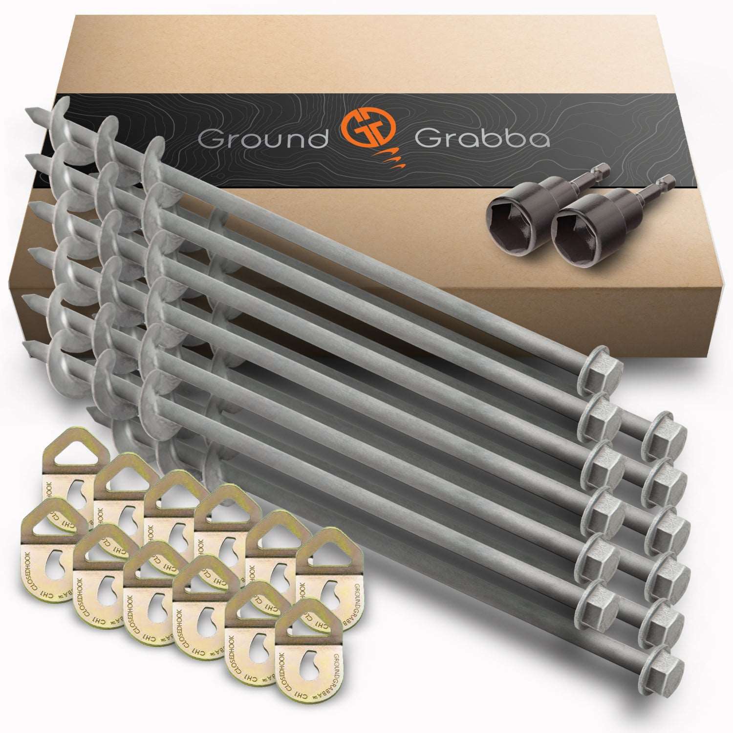 GroundGrabba Pro I Closed Hook Kits - Trail and Timber Co