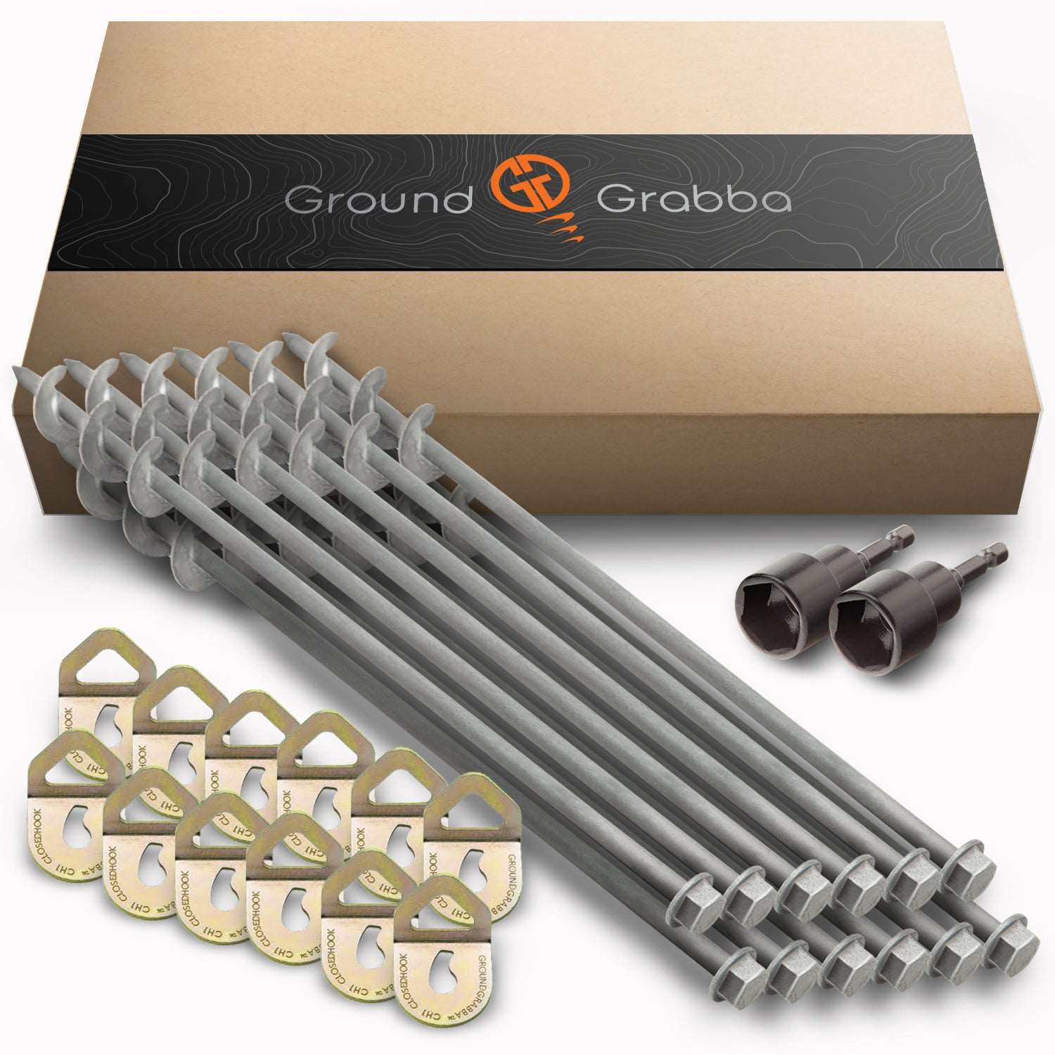 GroundGrabba Pro II Closed Hook Kits - Trail and Timber Co